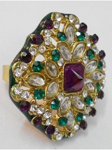 Kundan Finger Ring